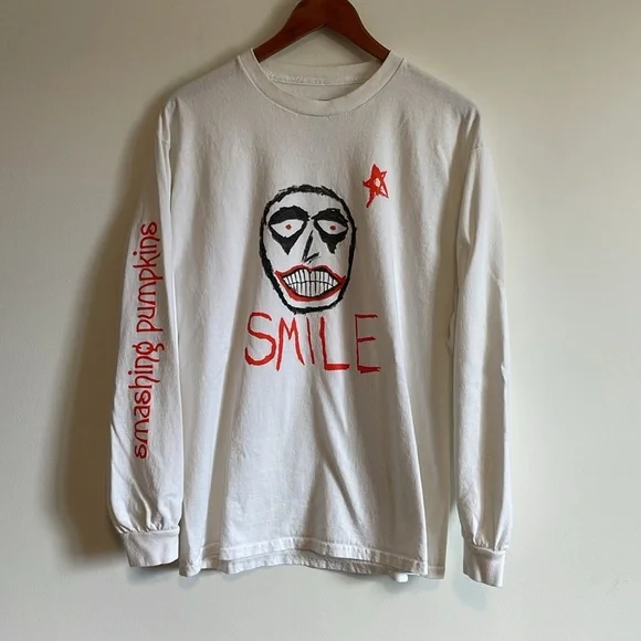 【新品】Smashing Pumpkins Tシャツ XL ホワイト Oversized Printed T-shirt - White/The Smashing Pumpkins